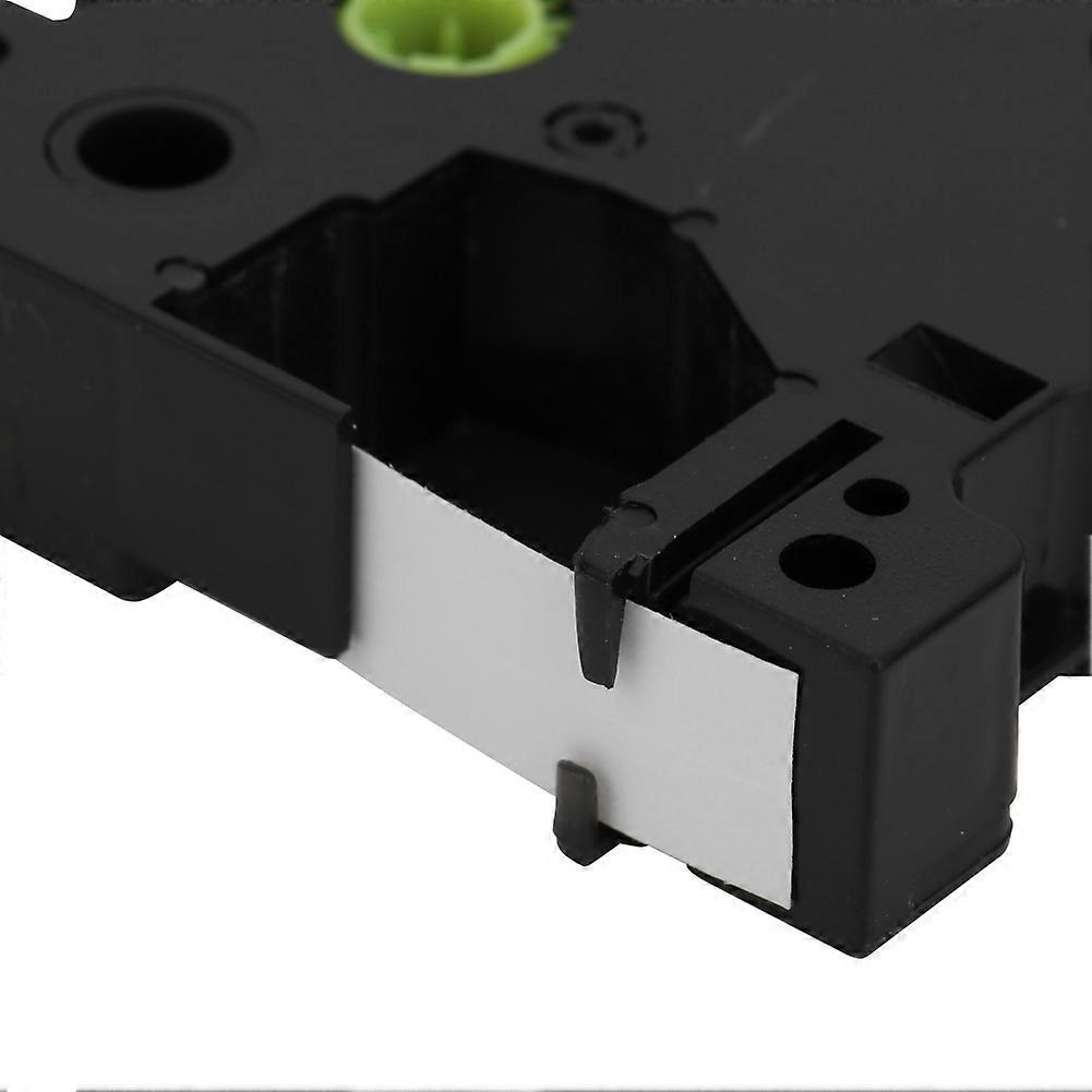 Laminated Label Tape Label Maker Color Tape Black on White 12mm for DYMO LM-160/280