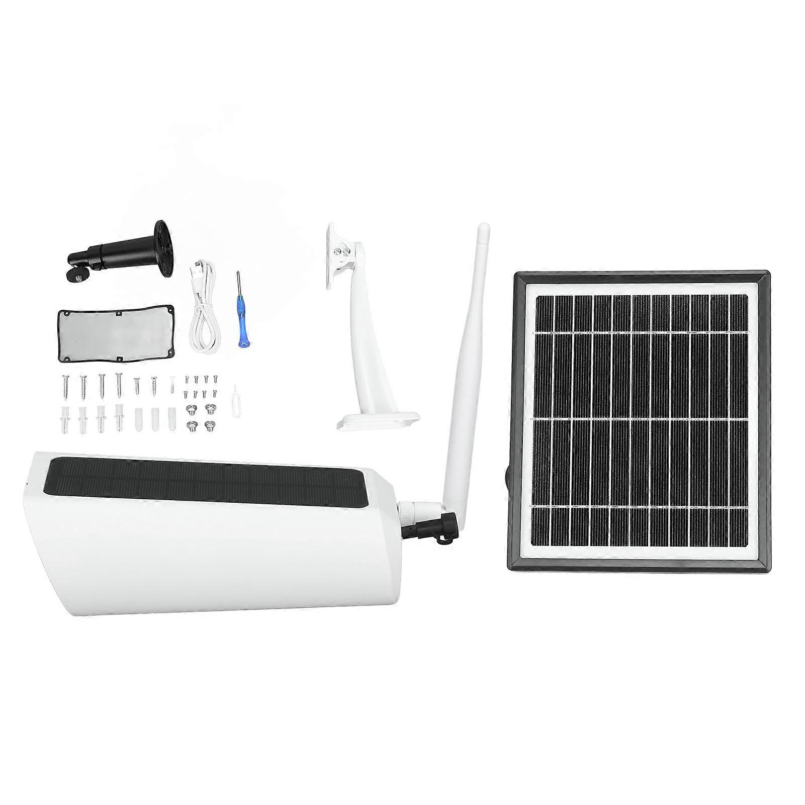 Solar Security Camera Waterproof 4G 1080P PIR Motion Detection 2 Way Talk Outdoor Solar Camera with Solar Panel