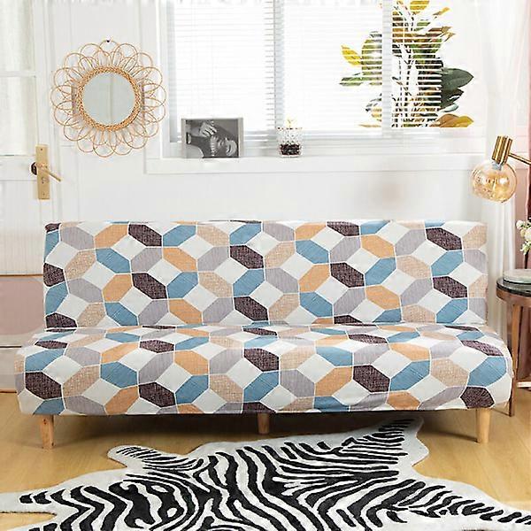 Sofa cover without pull-out armrests, sofa filt without universal arm, fully protective foldable sofa, easy to install and clean, 3-seater