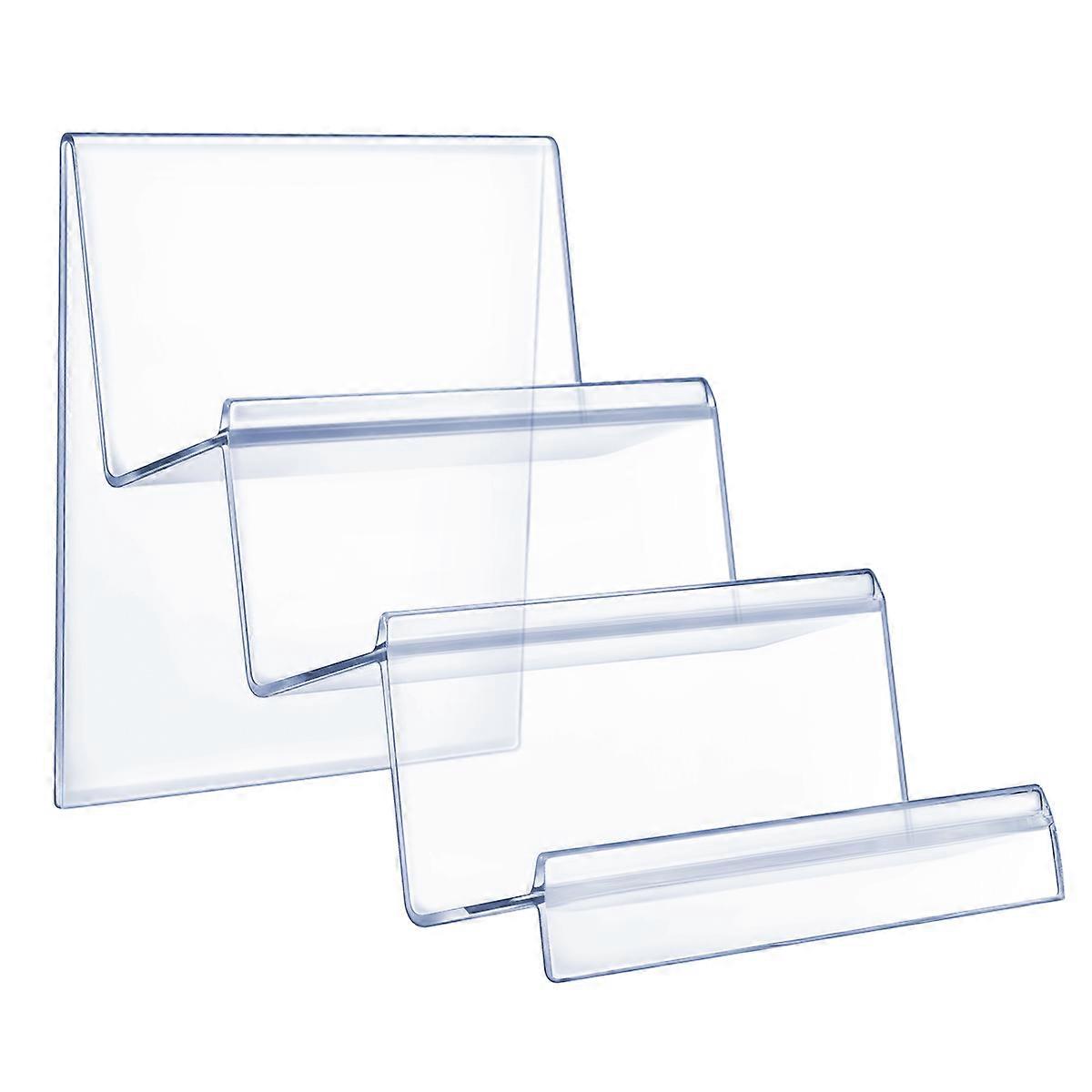 Acrylic Transparent Desktop Organizer for Wallets Phones and Cosmetics with Design 3