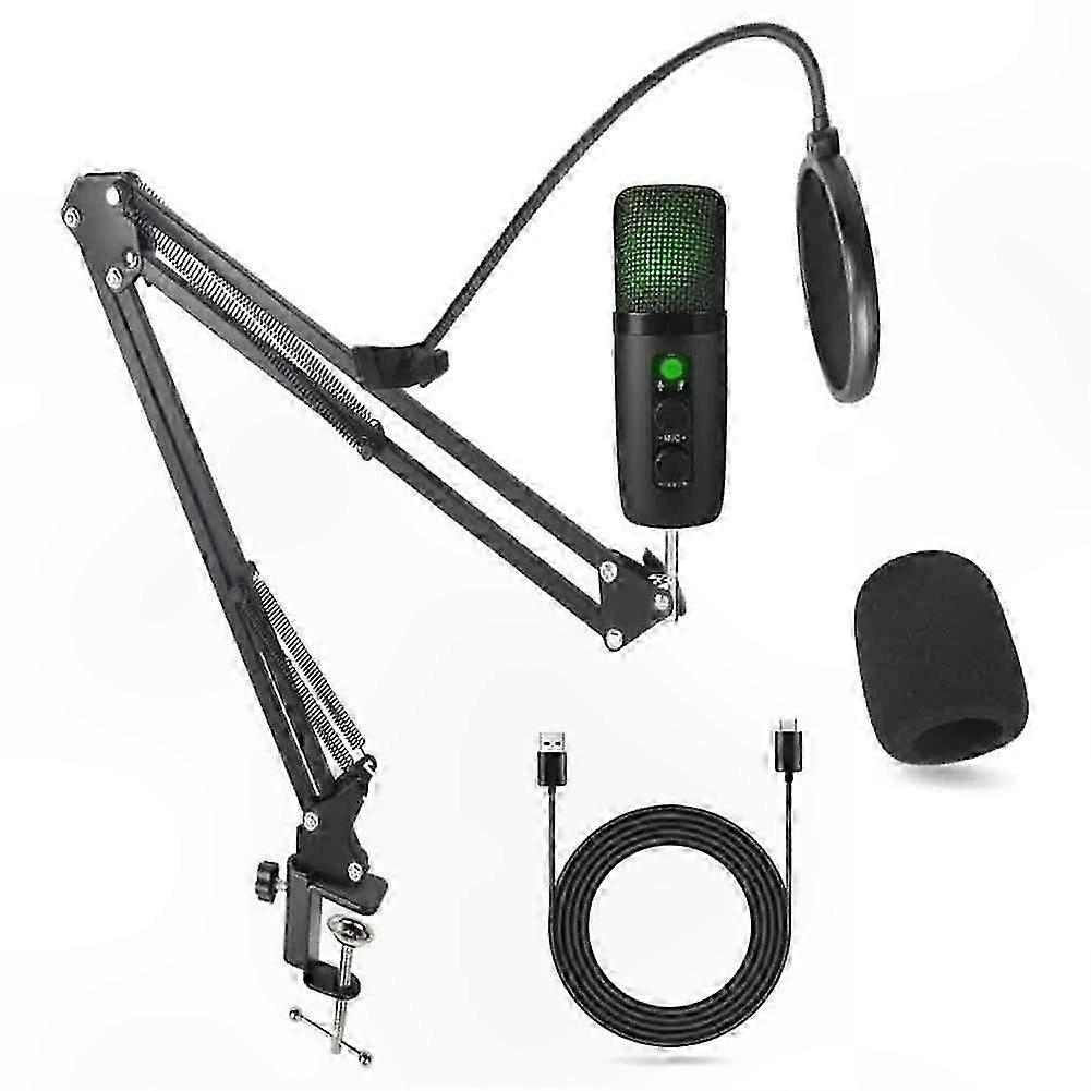 Condenser USB Microphone for Gaming High-Performance Recording Mic