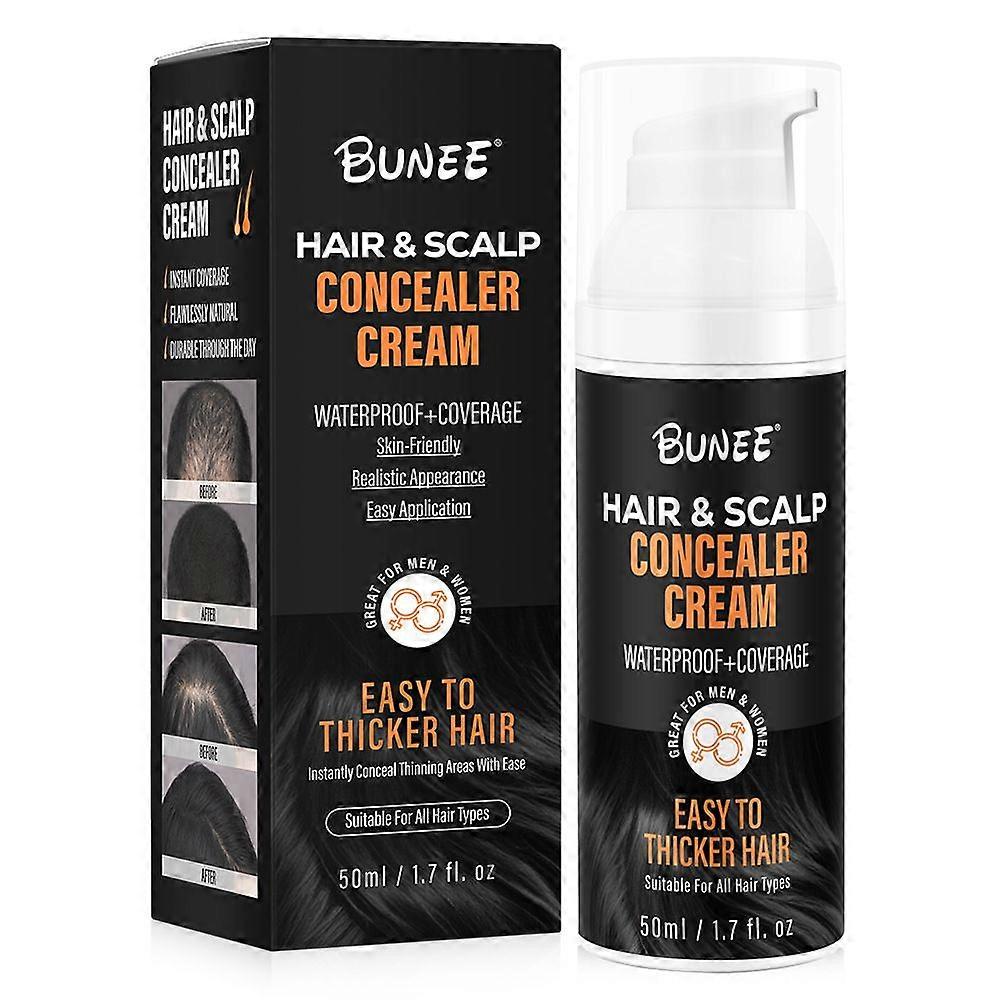 Hair & Scalp Concealer Cream, Hair Concealer for Men and Women, Root Coverage Fuller Cream, Instantly Conceal Thinning Areas with Ease