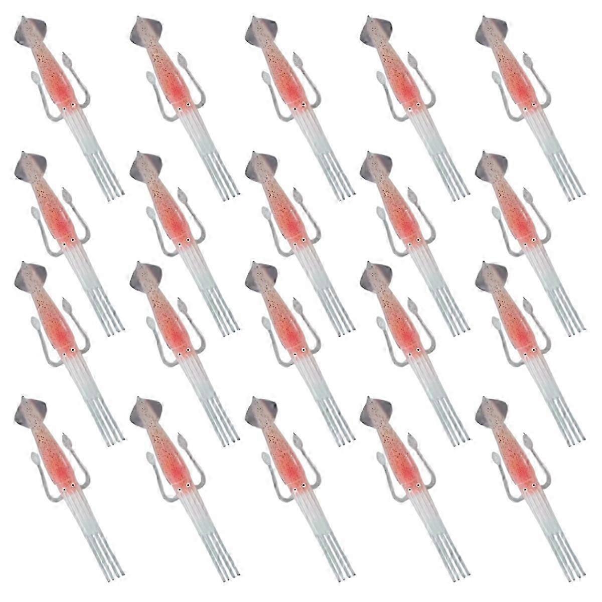 20Pcs Noodle Fork Heat- Reusable Cuttlefish Fork