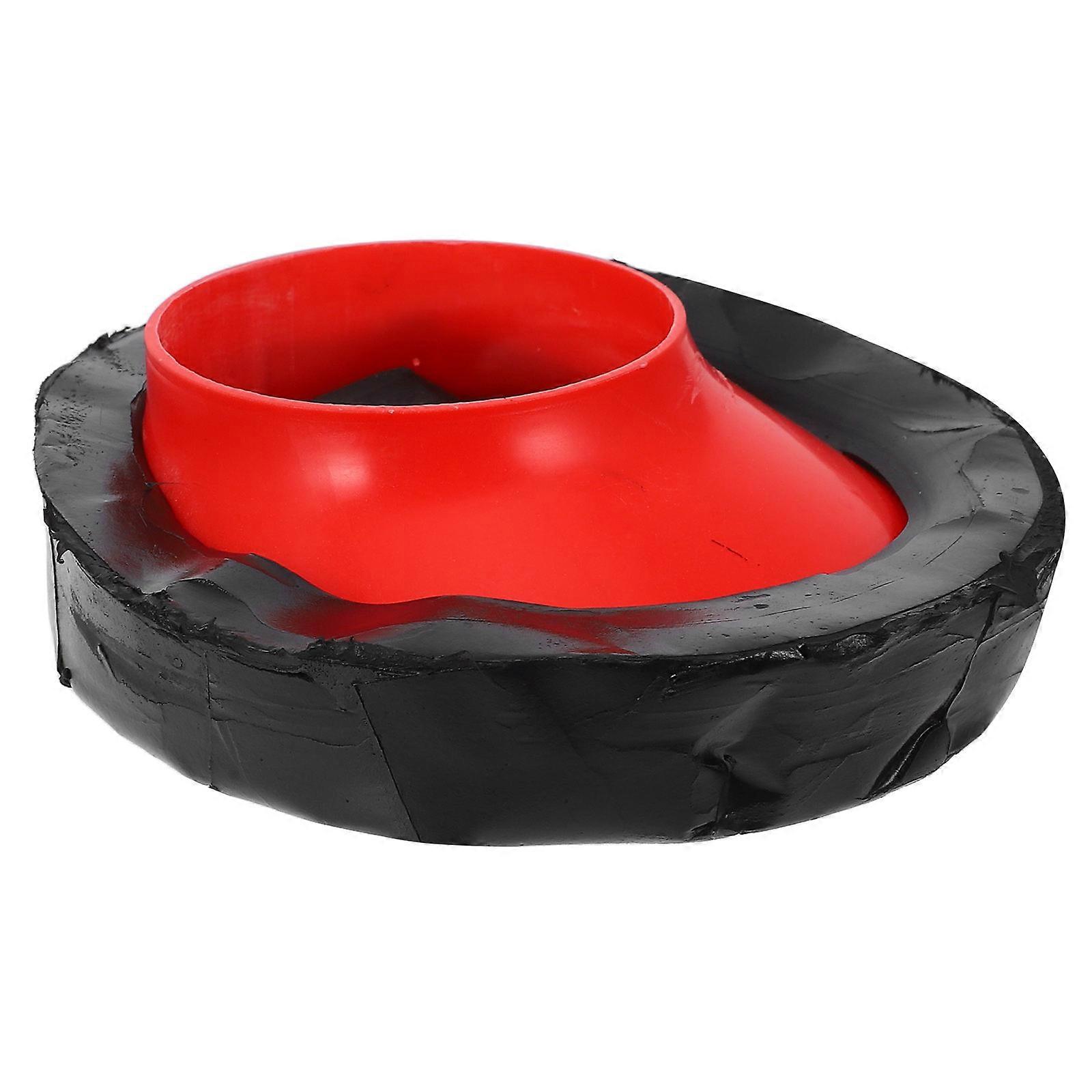 Universal Leakproof Toilet Seal Ring 2pcs Rubber Flanges Moveable Repair Kit for DIY Toilet Installation