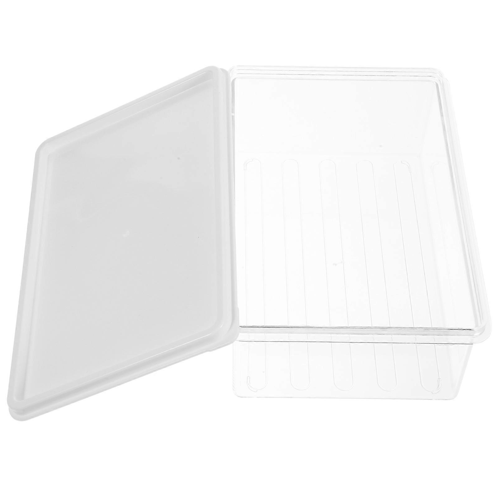 Clear Bacon Storage Container for Refrigerator Made of PE Materials Multi