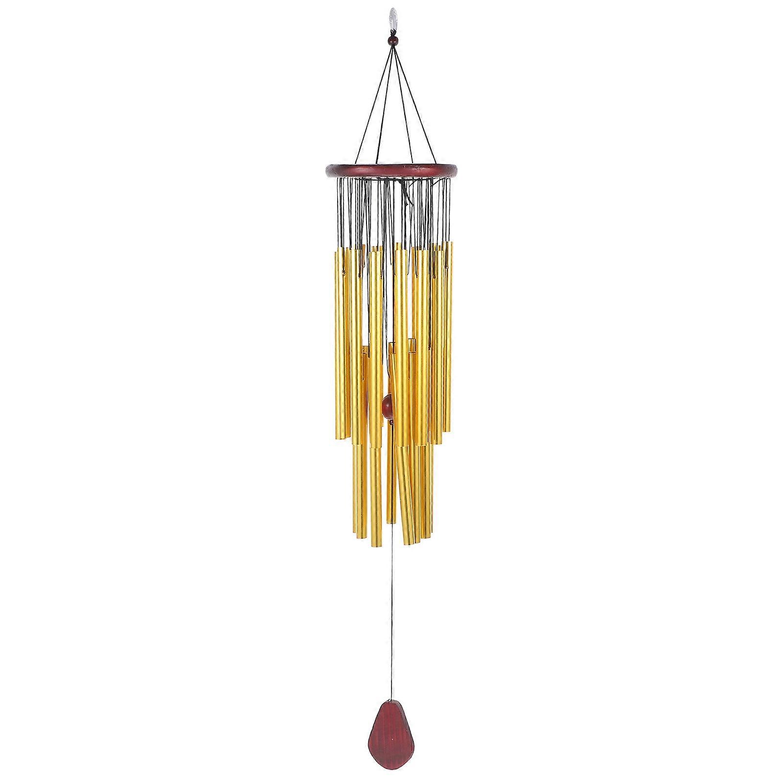 Decorative Wind Chime In Modern Rustic Style Designed For Porch And Garden 13x13x81cm 1Pack