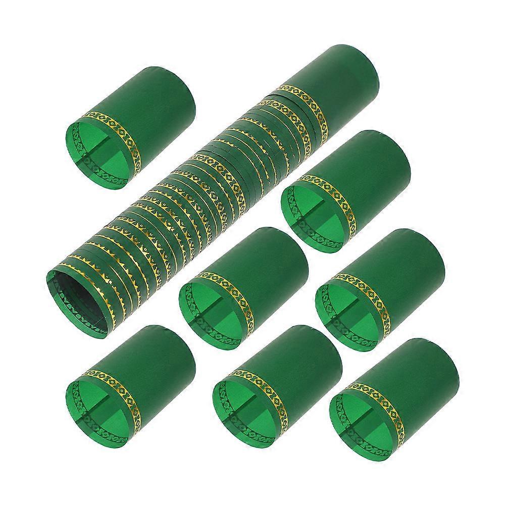 50Pcs Heat Shrink Caps For Wine Bottles Cylindrical Green Preventing Oxygen Entry Perfect For Bars Clubs