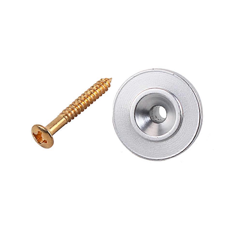 Bass Guitar Pressure String Retainer Buckle Made of Aluminum Alloy for Better Tone and Stability Silver