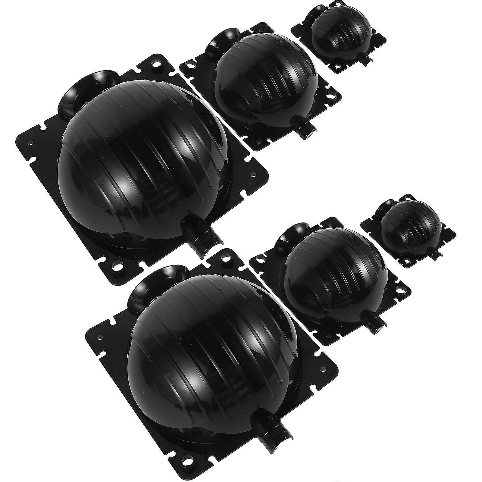 屋内および屋外のガーデニングに最適な黒色の愛好家のための6個のプラスチック植物接ぎ木発根装置