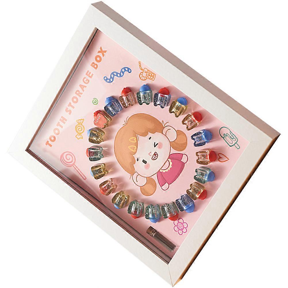 Milk Teeth Storage Box Set Keepsake Tooth Container for Tooth Fairy Holders, Elegant Case for Saving Baby Teeth