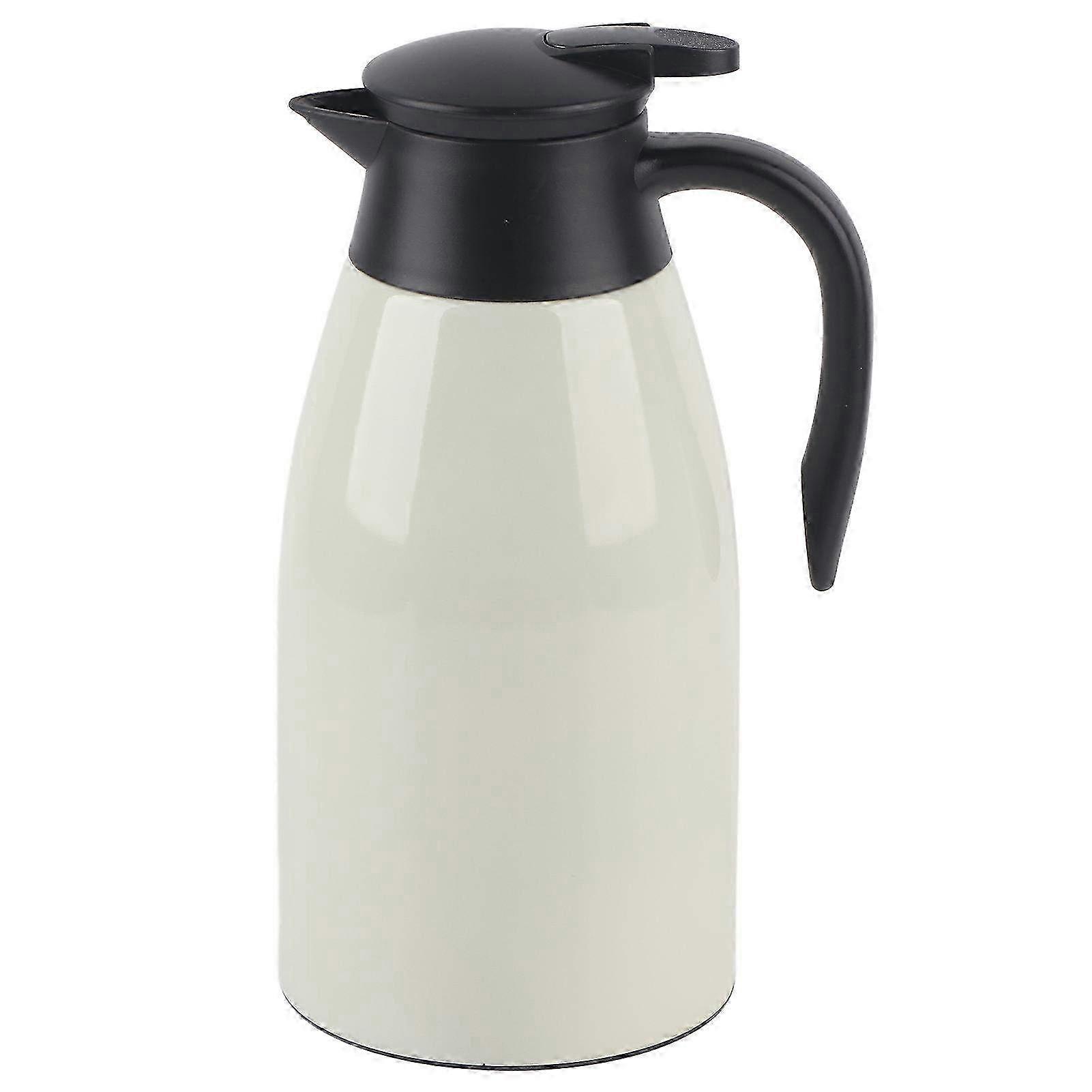 2L Large Capacity Insulated Hot Water Pot & Thermal Coffee Bottle - Inner Stainless Steel Design for Efficient Heat Retention