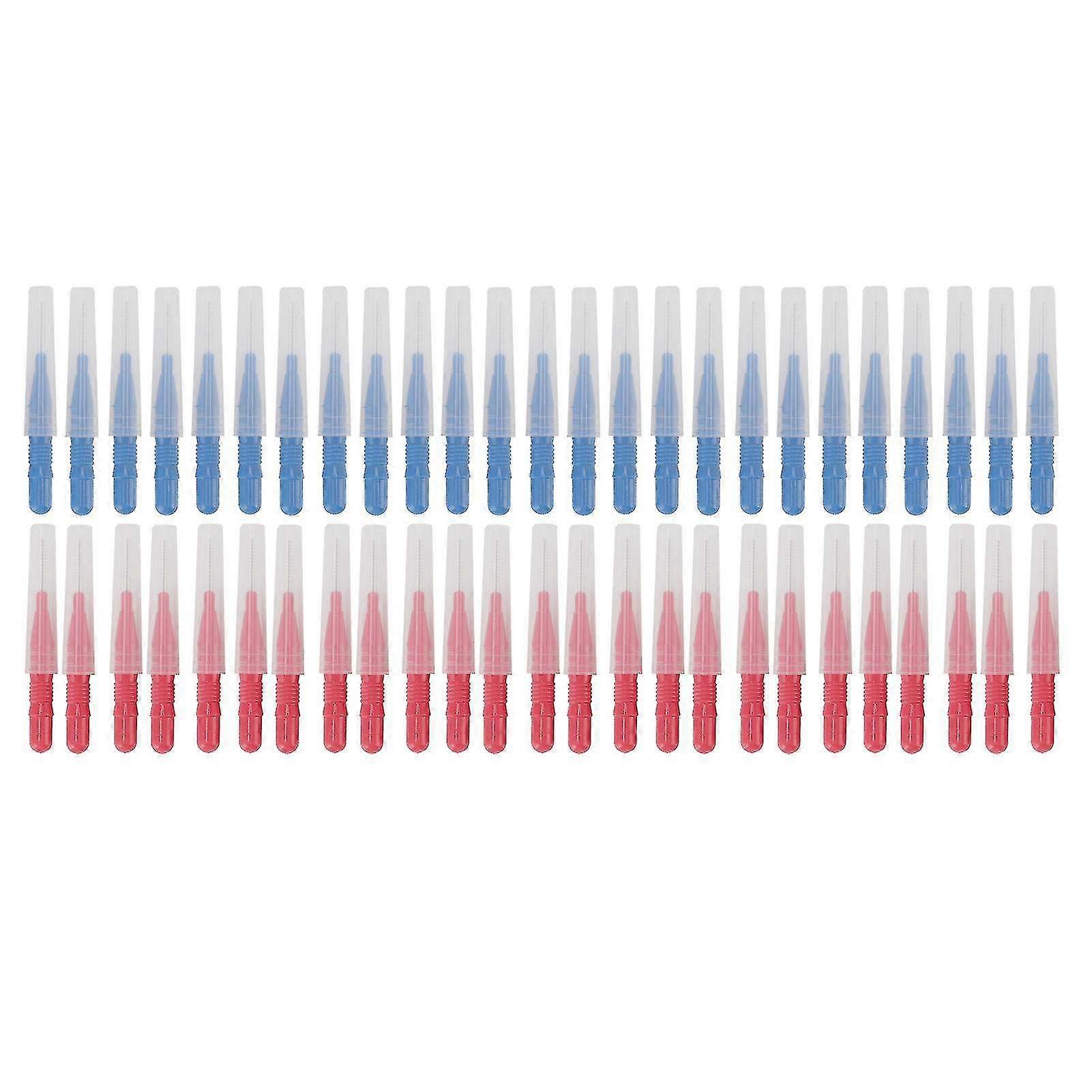 50 Pcs Interdental Brush & Tooth Floss Cleaning Tools - Dental Hygiene Tools for Effective Oral Care & Flossing