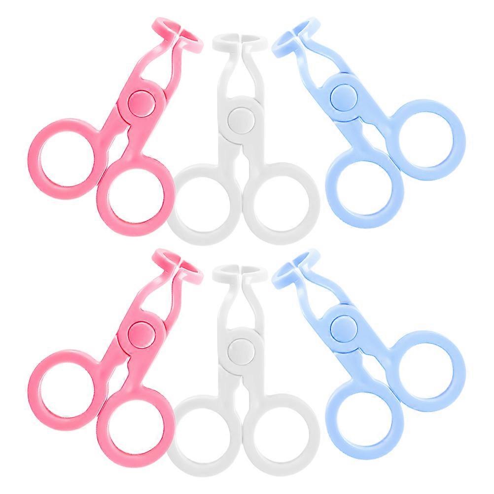 Lenses Remover Tool 6Pcs Tweezers Clips for Women Assorted for Travel and Outdoor Activities
