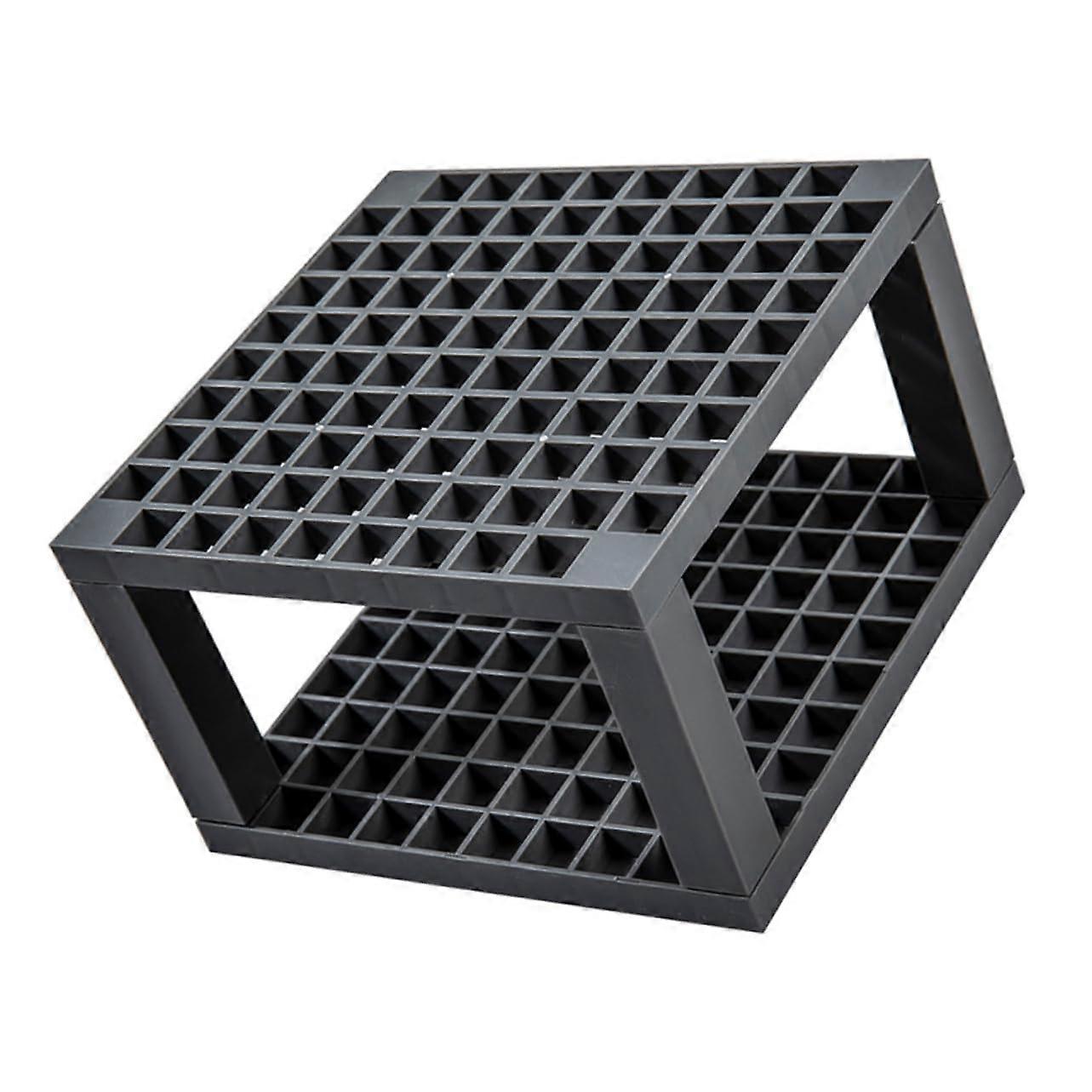 Pen Organiser for Desk with 96 Compartments, Removable Black Pencil and Pen Holder, Storage and Organiser Solution