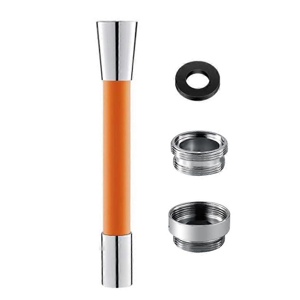 Faucet Extender for Kitchen and Bathroom, 360-Degree Swivel Attachment, High-Pressure Water Spray Nozzle with Filter