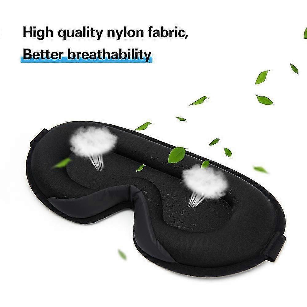 Silk Sleep Mask Soft Smooth Eye Cover For Travel Rest Relax Sleeping Aid Blindfold Shade With Adjustable Strap