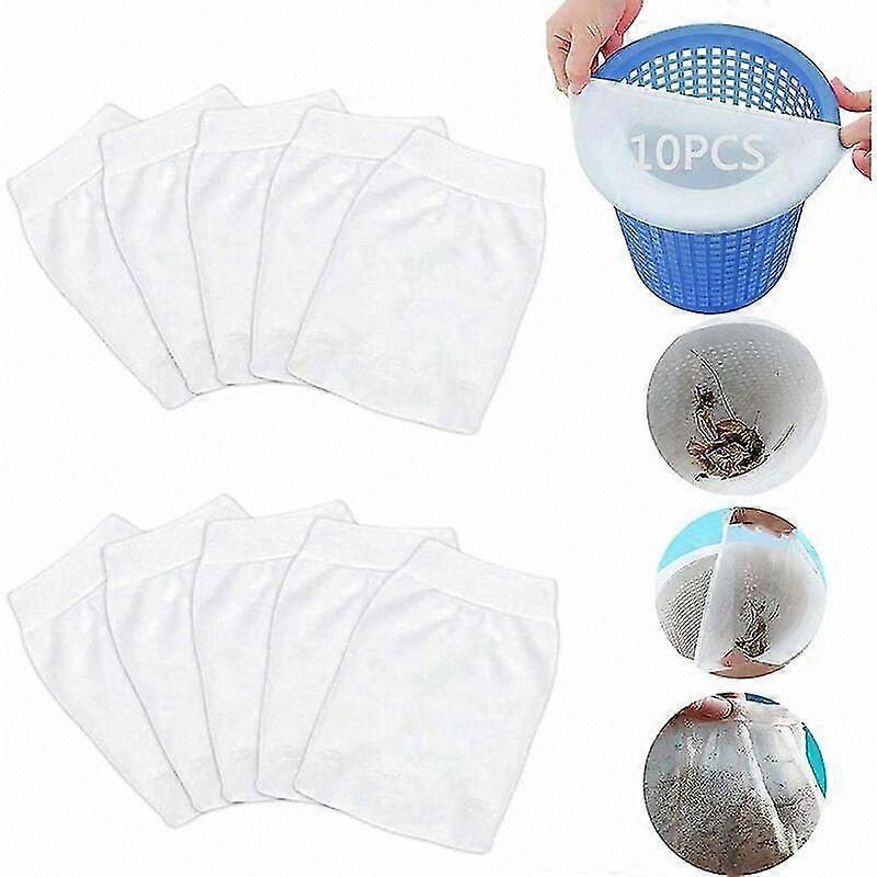 Pool Skimmer Pre-Filters, Sock Style Prefilters for Swimming Pools (10 Pack)