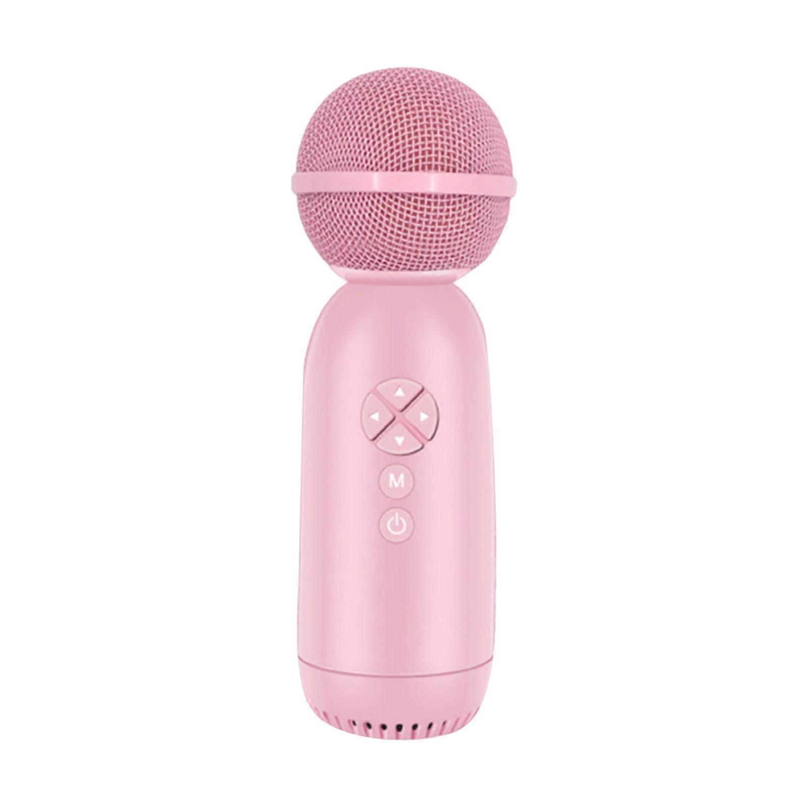Wireless Microphone for Singing Recording Handheld BT Microphones USB Kids Karaoke Microphone 5 Variable Sounds Home KTV Player for Home Party