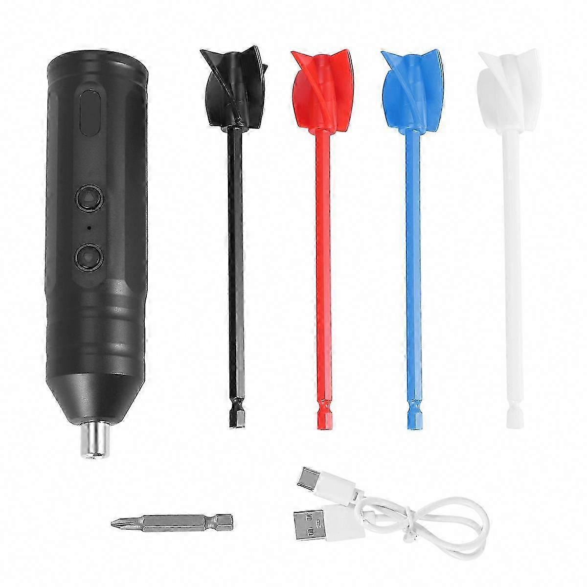 Electric Epoxy Resin Mixer, Handheld Stirring Tool with 4 Paddles for Resin Art and Crafts