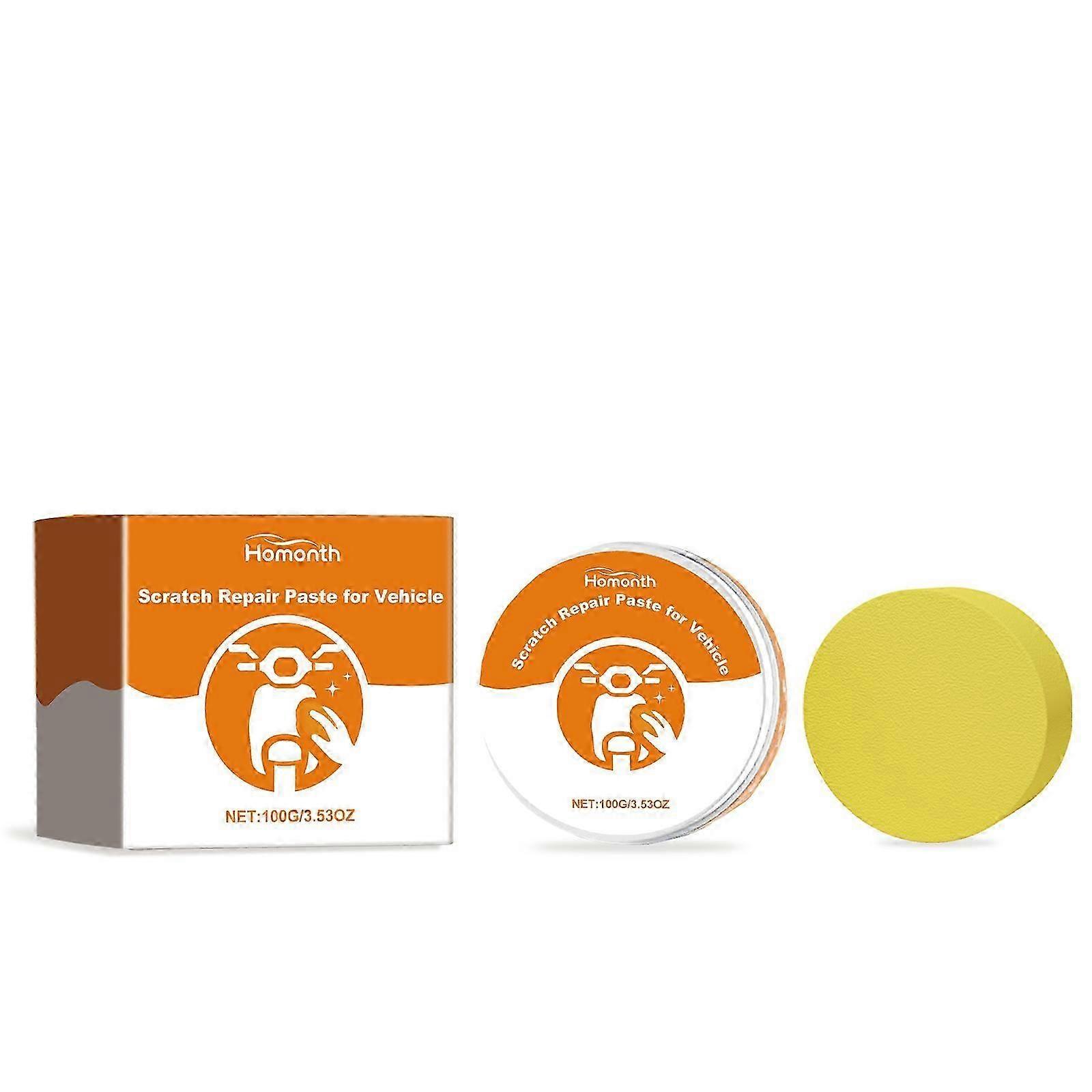 Homonth Vehicle Scratch Care Cream για επικαλυμμένες επιφάνειες βαφής, επισκευή γρατσουνιών, λάμψη και καθημερινή φροντίδα ανανέωσης