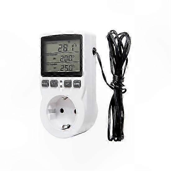 Smart Temperature Control Socket with Probe for Heating and Cooling Management