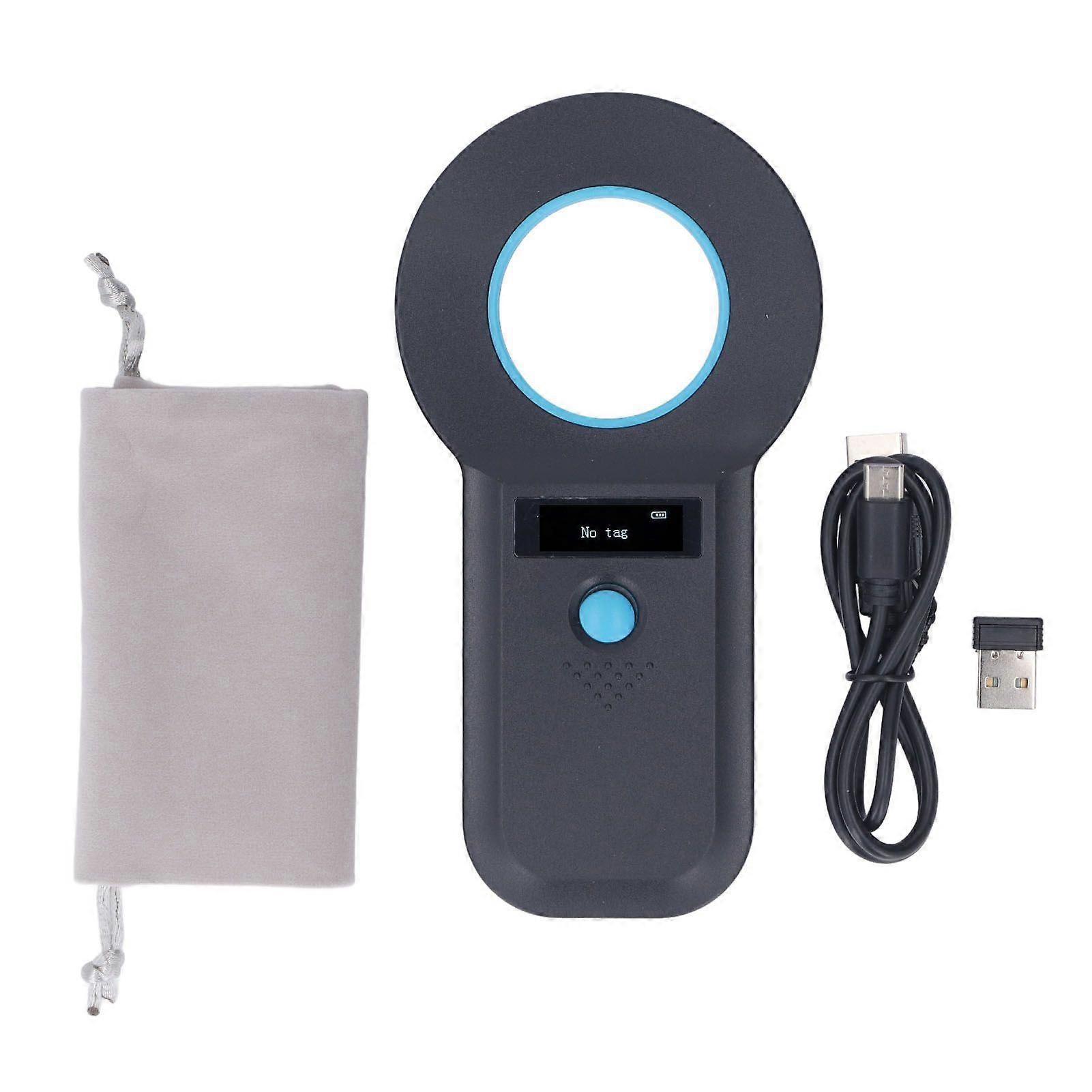 Animal Tag Reader Bluetooth Wireless 2.4G USB Connection Rechargeable Handheld EMID Chip Pet Scanner 128 Data Storage