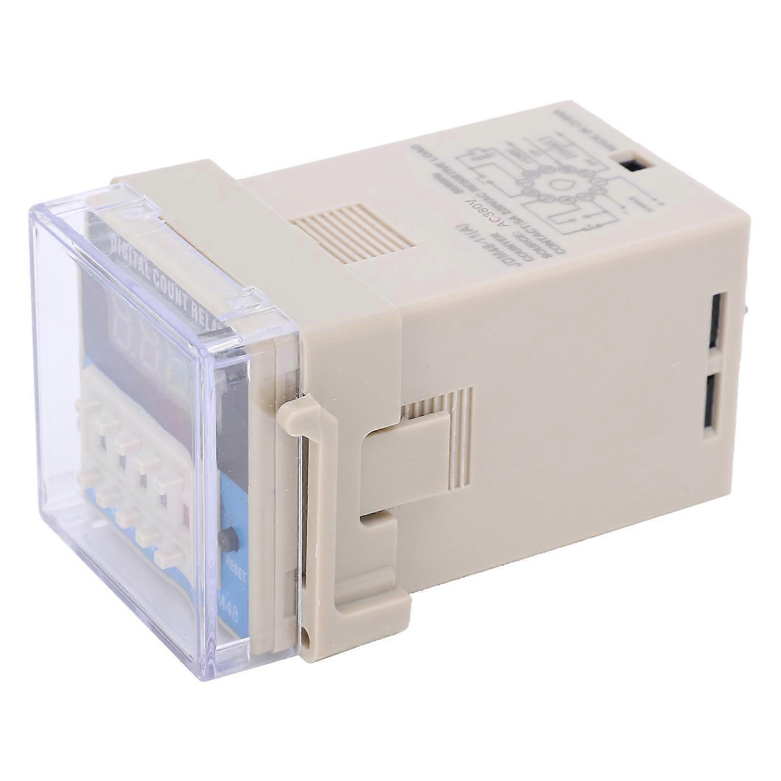 Professional Time Relay Delay Adjustable Cycle Delay Relay Control Component JDM48‑11