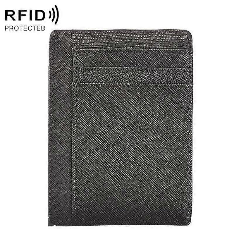 Anti-Theft RFID Card Holder Ultra-Thin Multi-Card Leather Case