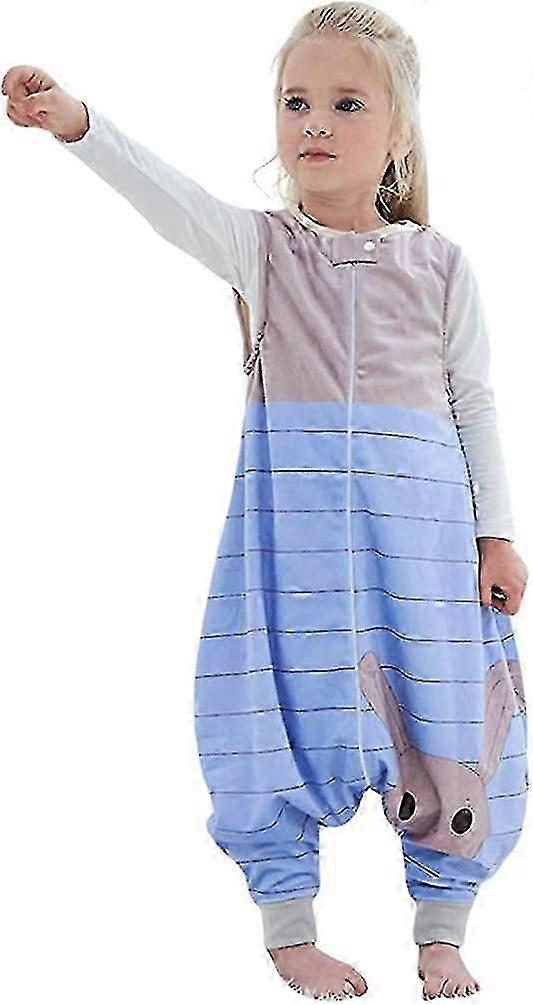 Bacaklı Çocuk Uyku Tulumları Sıcak Yumuşak Pijamalar, Kız Erkek Kış Uyuyan Ba