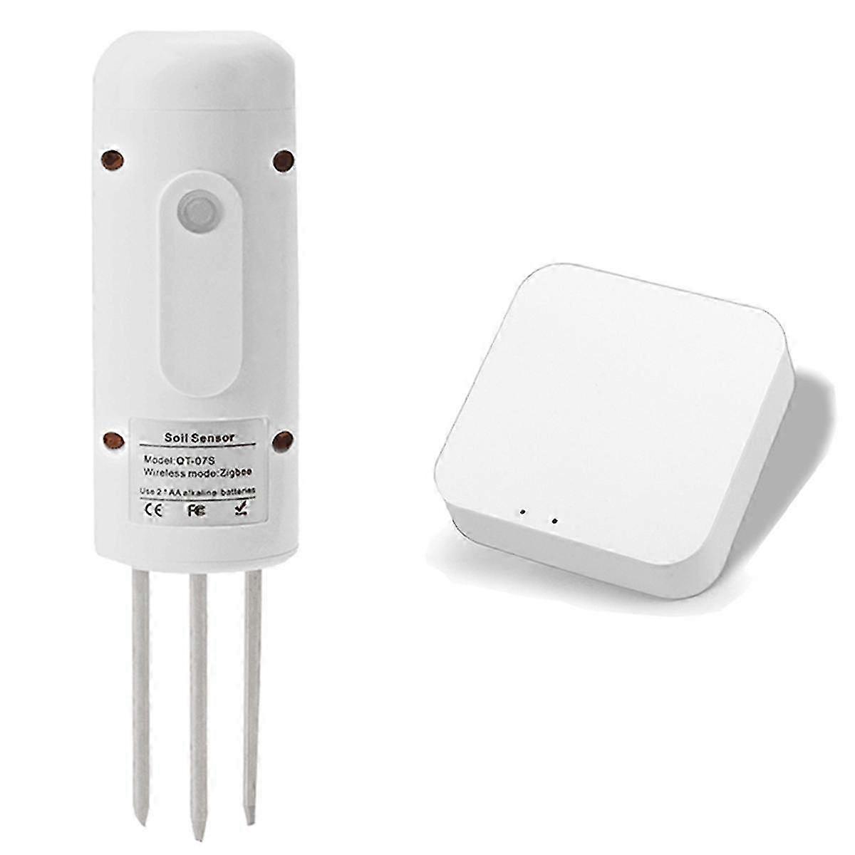 Tuya Bee Wireless Soil Moisture Sensor, Smart Temperature & Humidity Tester with Mobile App, Real-Time Monitoring