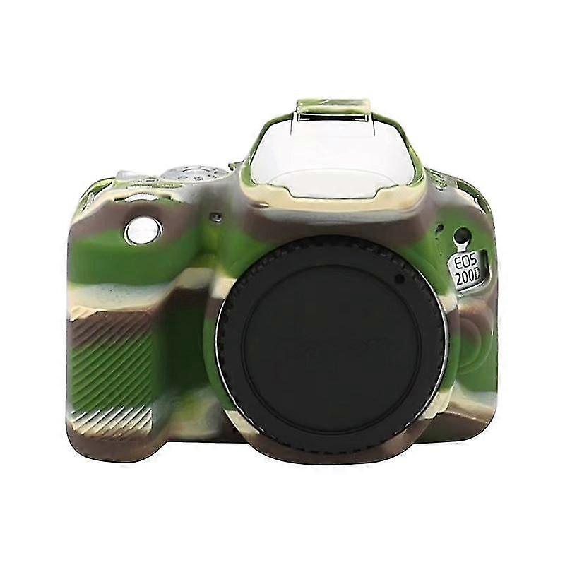 For Canon EOS 200D / EOS 200D Mark II Soft Silicone Protective Case