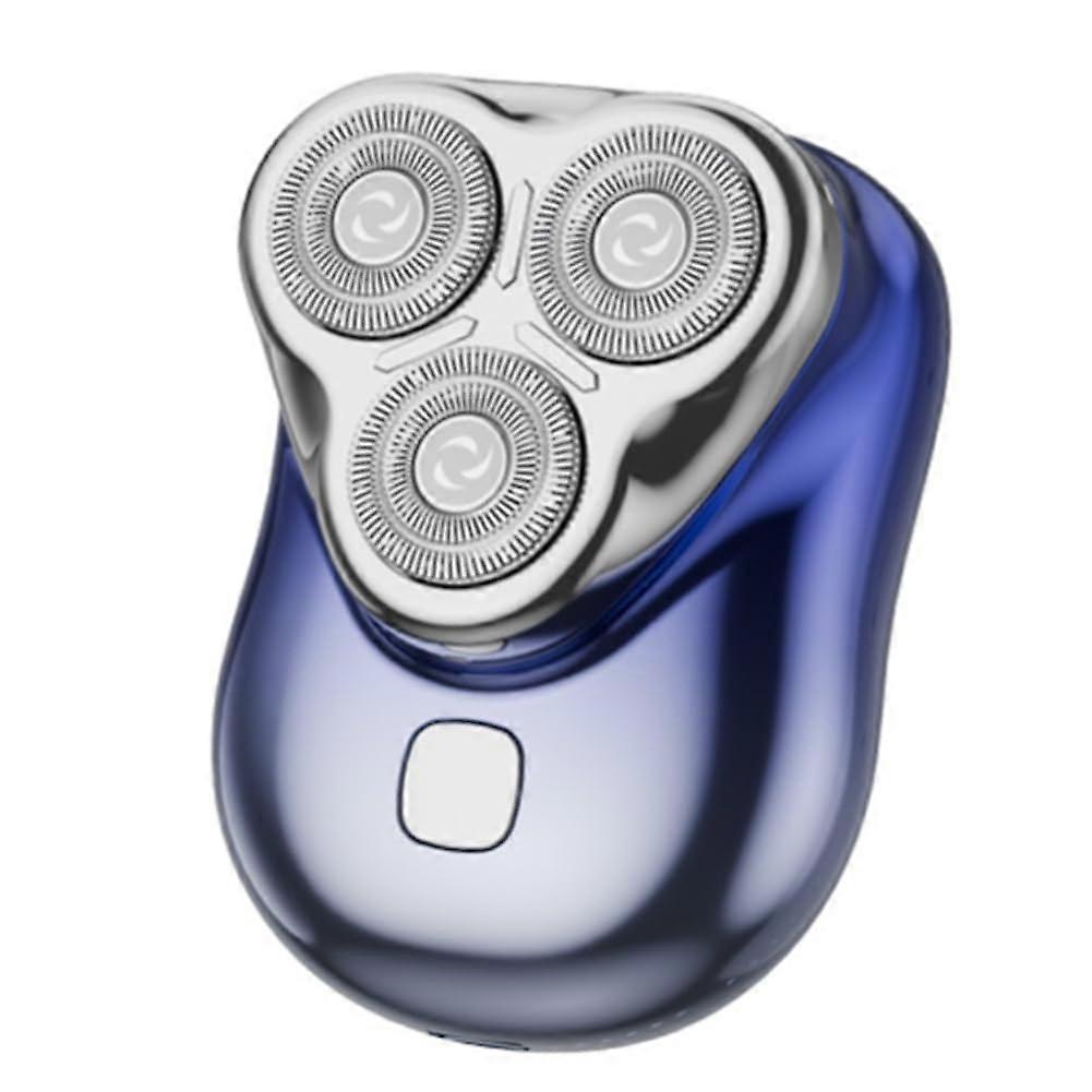 3D Floating Magnetic Blade Men Electric Shaver Mini Portable Beard Cutter Rechargeable Rotary Shaver Ref: 1364