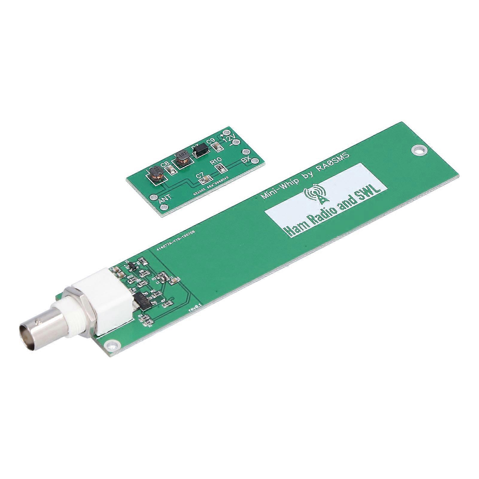 2Pcs Active Antenna Module Mini Whip Board 10kHz‑30MHz Electric Component Set Kit