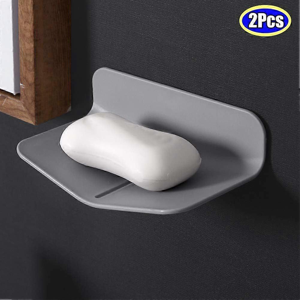 BETTE No Drilling Rubber Soap Dish Self Draining Soap Disk for Bathroom Soap