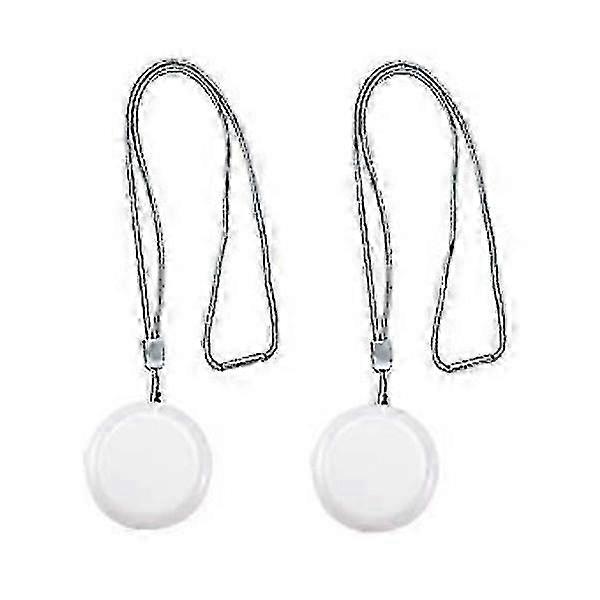 2 pcs Personal Portable Air Purifier Necklace Mini Portable Air Freshener Ionizer Negative
