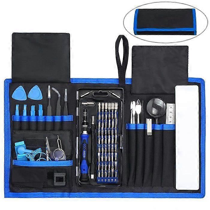 ZGEER 78 in 1 Magnetic Screwdriver Set with 54 Precision Bits Portable Repair Tool