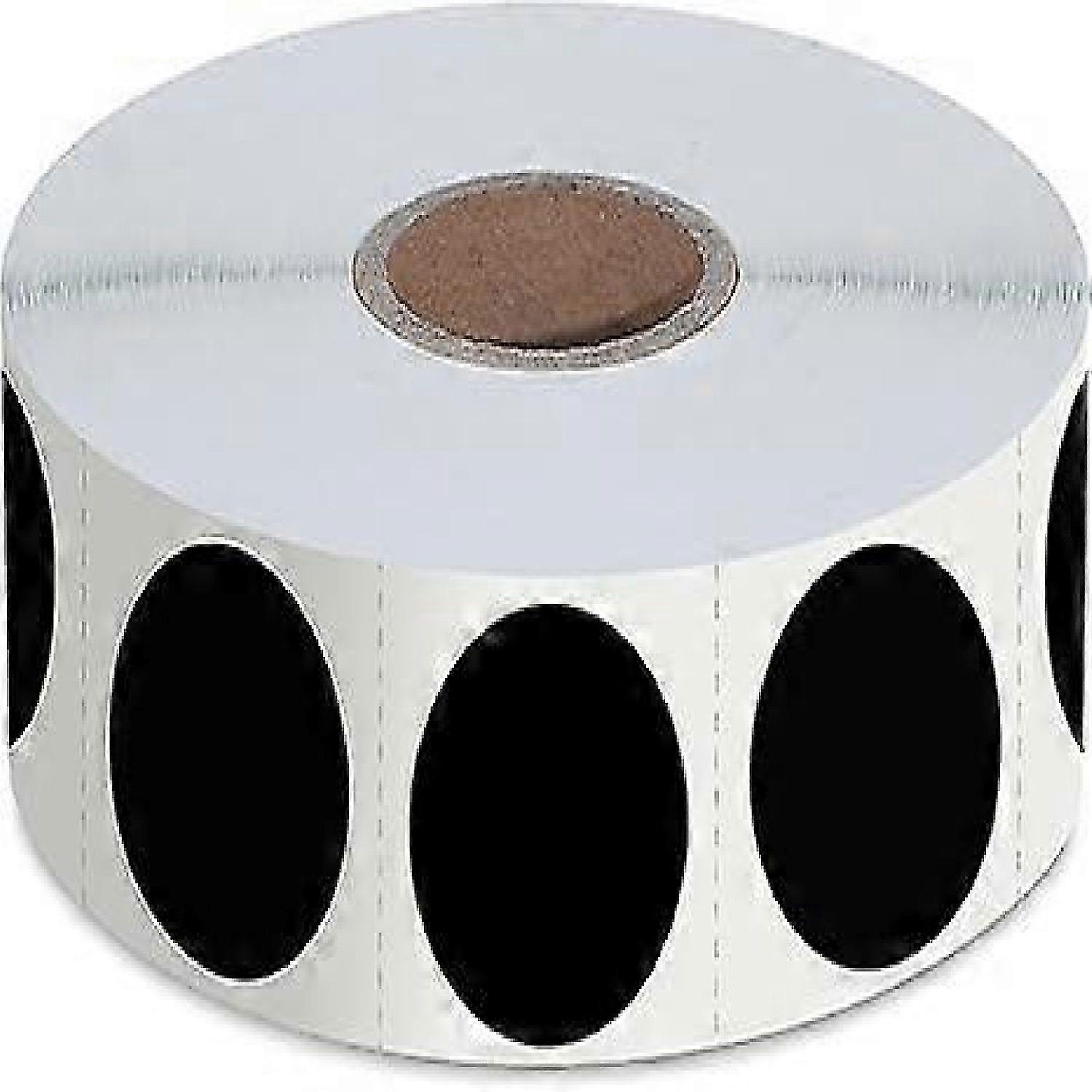 1200 PCS Black Round Color Coding Circle Dots Inventory Stickers Labels (Each Measures 2" in Diameter) -HK908