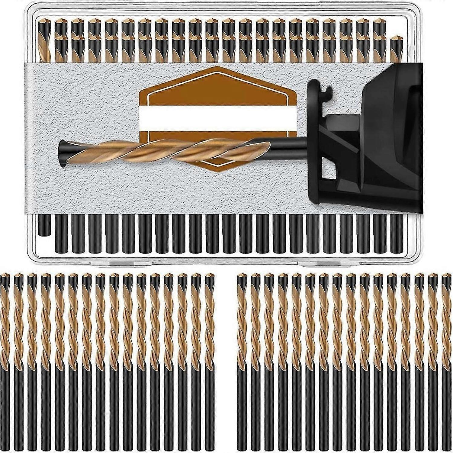 50pcs Drywall Drill Bits Pilot Point Cutting Drill Bits Diameter Drywall Router Drill Bits Drywall Tools for Spiral Saw