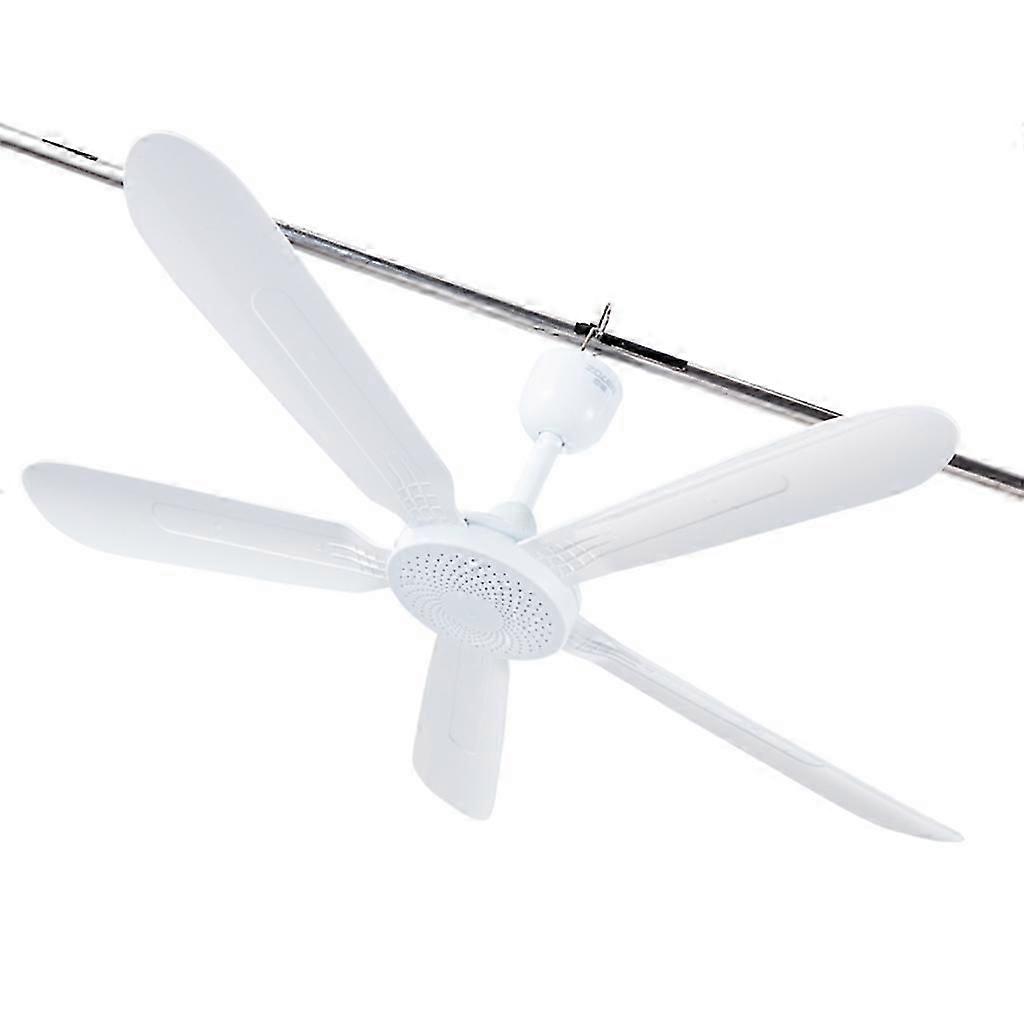 24W Electric Ceiling Fan 3-Gear Wind Level Adjust Fan Speed 2/4/8hrs Timing