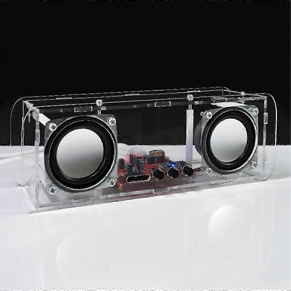DIY Bluetooth Speaker Kit USB Mini Home Stereo Sound Amplifier DIY Electronic Kits for Soldering Pra