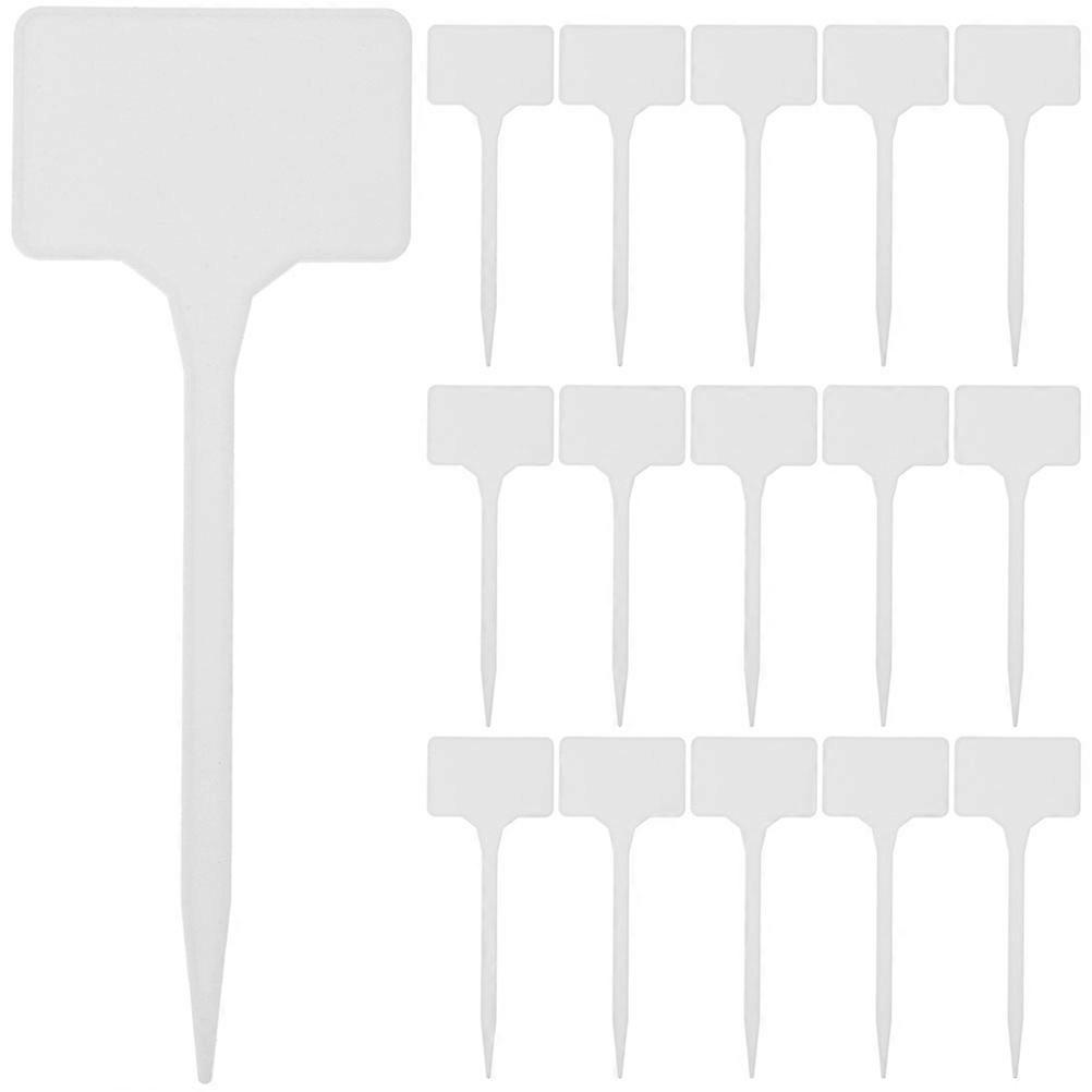 Garden Identification Stakes 20Pack White Plastic Plant Tags Best For Hobbyists And Gardeners 15.00X5.50X0.20Cm Lightweight And Durable