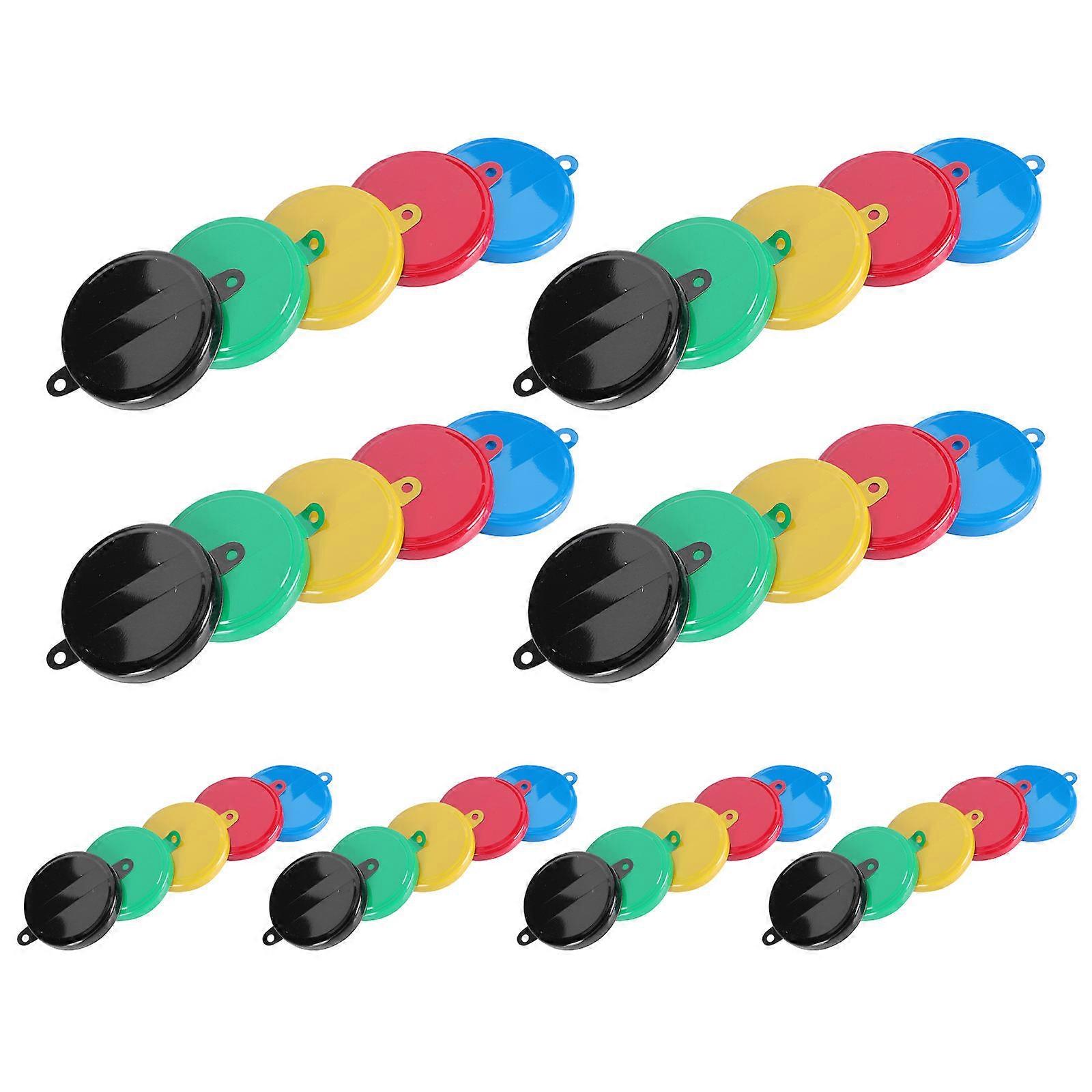 Gallon Drum Lids For Transportation Assorted Color Round Easy To Unscrew 40Pcs