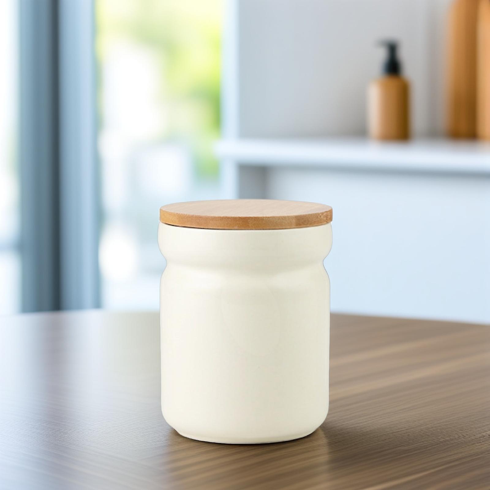 Ceramic Tea Container for Kitchen Use 1Pcs Fresh Tea-Leaf Sealed Jar