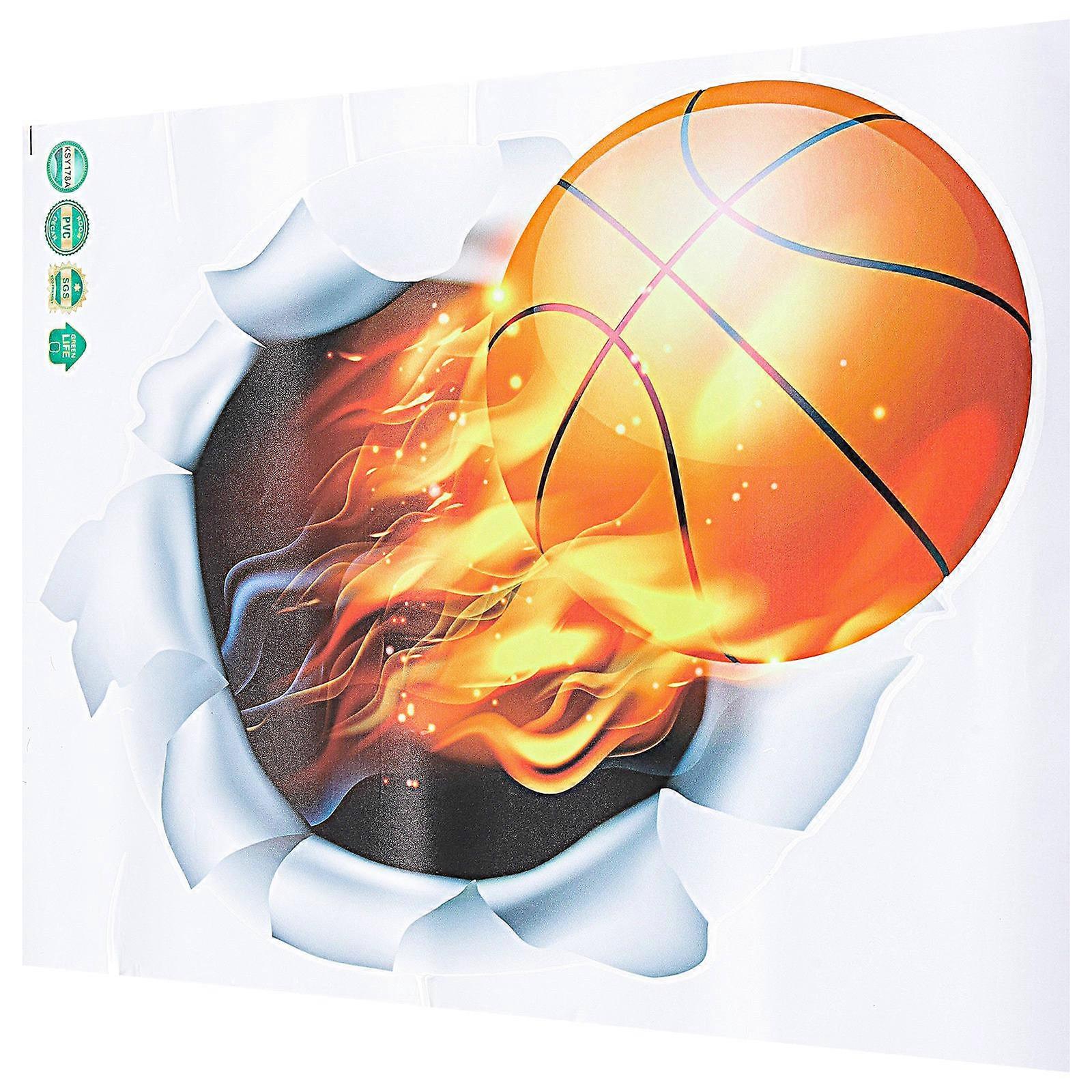 Sports Creative Wall Sticker for Home Decoration with 3D Visual Effect