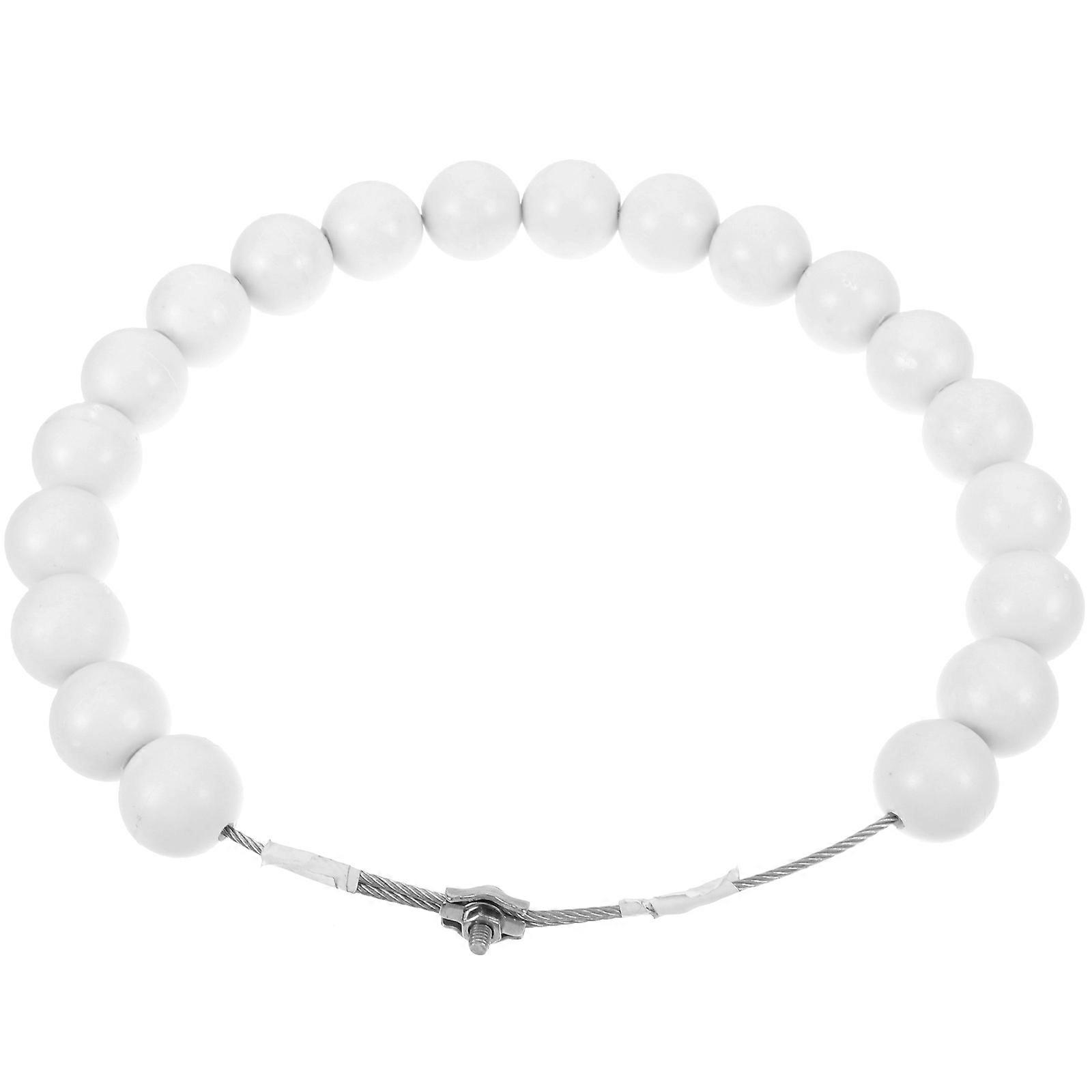 Flagpole Guide Tool Flagpole Accessory Outdoor Display Steel Wire Plastic Prevent Flags from Flapping 1Pack