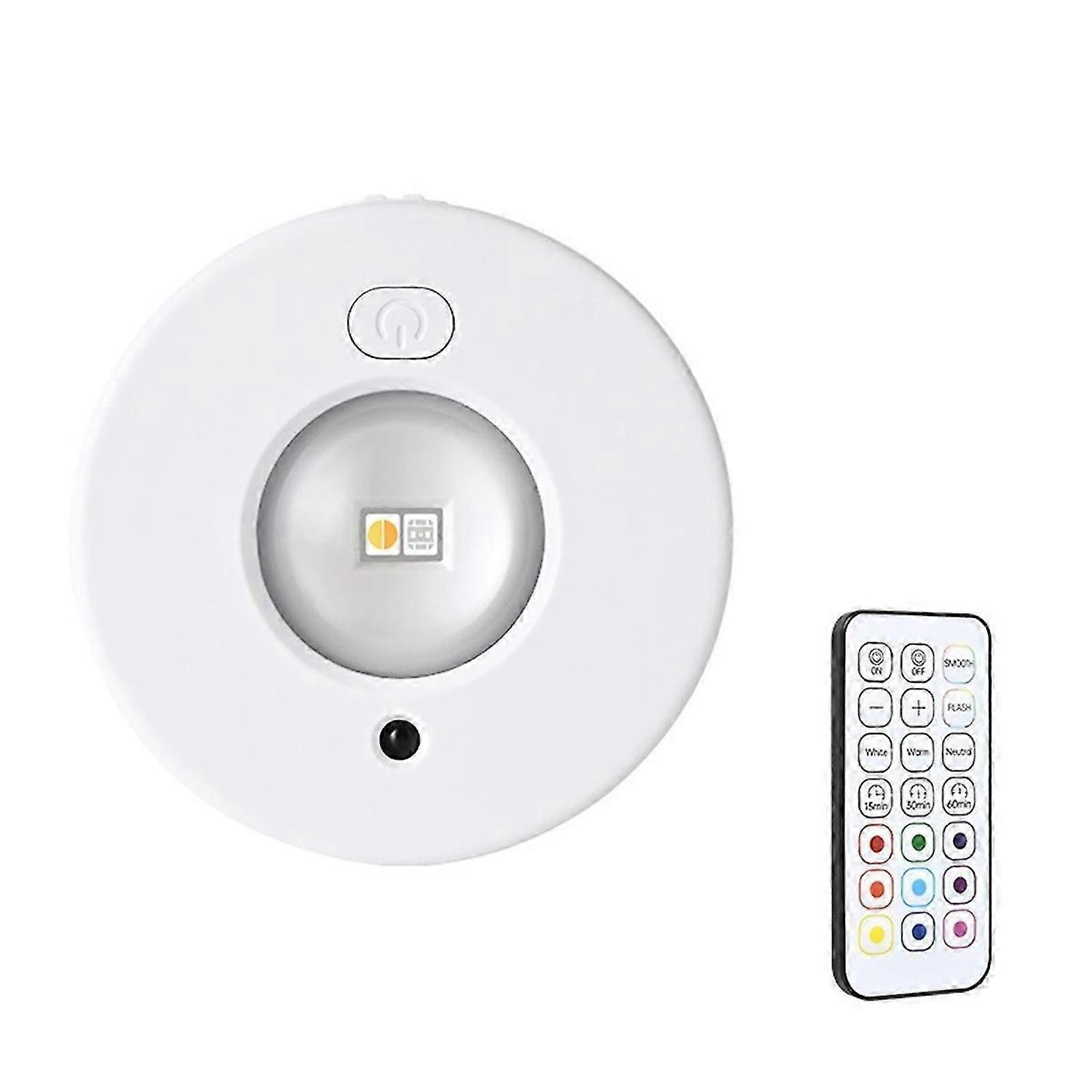 Closet Lights Wireless Stick on LED Under Cabinet Light 500mAh Dimmable Wireless Under Counter Light