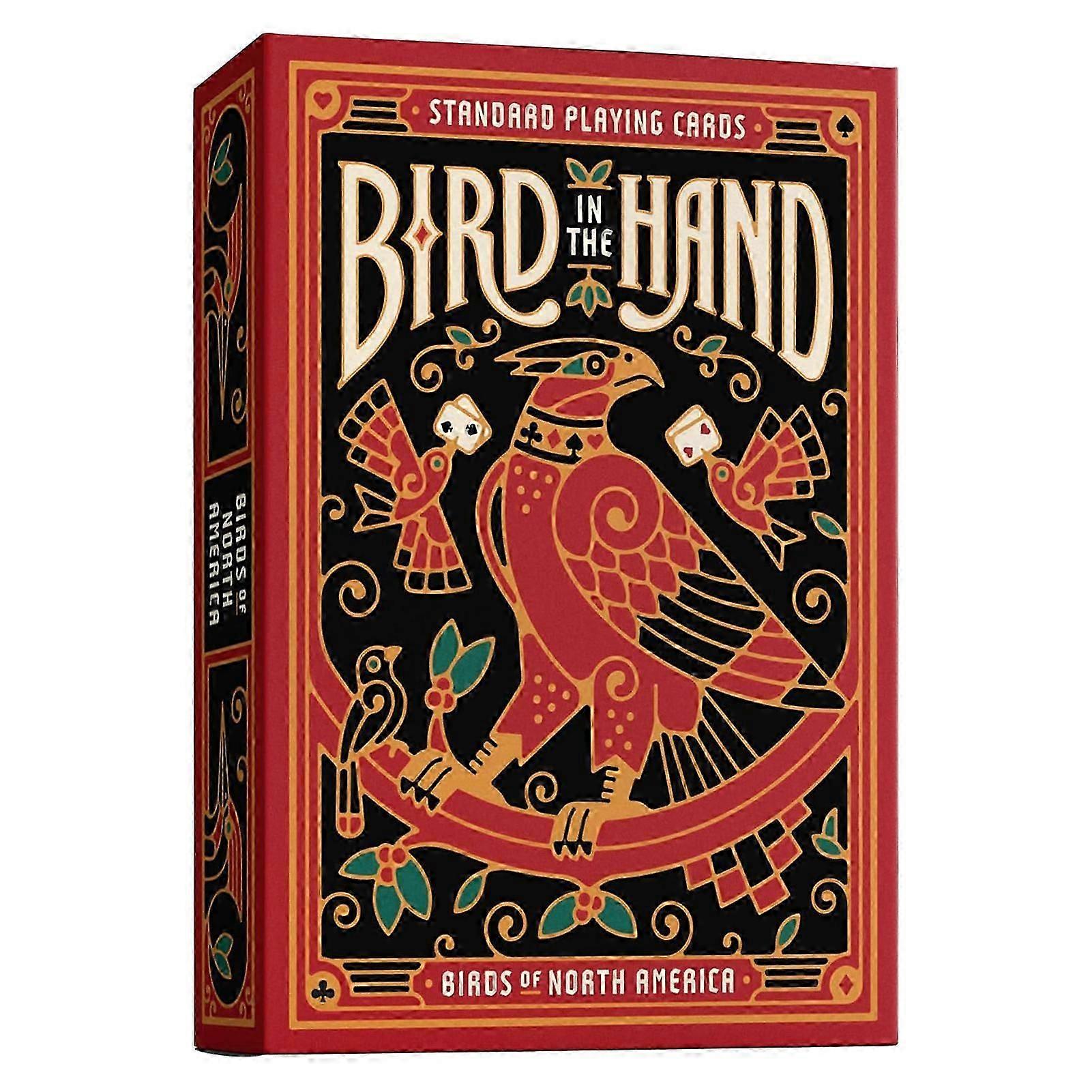 Birds in The Hands Themed Playing Cards Unique Birds on Every Card in The Deck Premium Illustrated Deck for Family Fun Learning