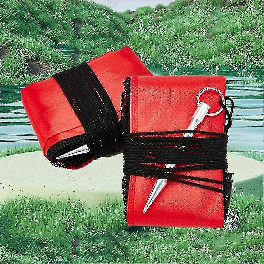 Fishing Net with Ground Plug and Storage Bag