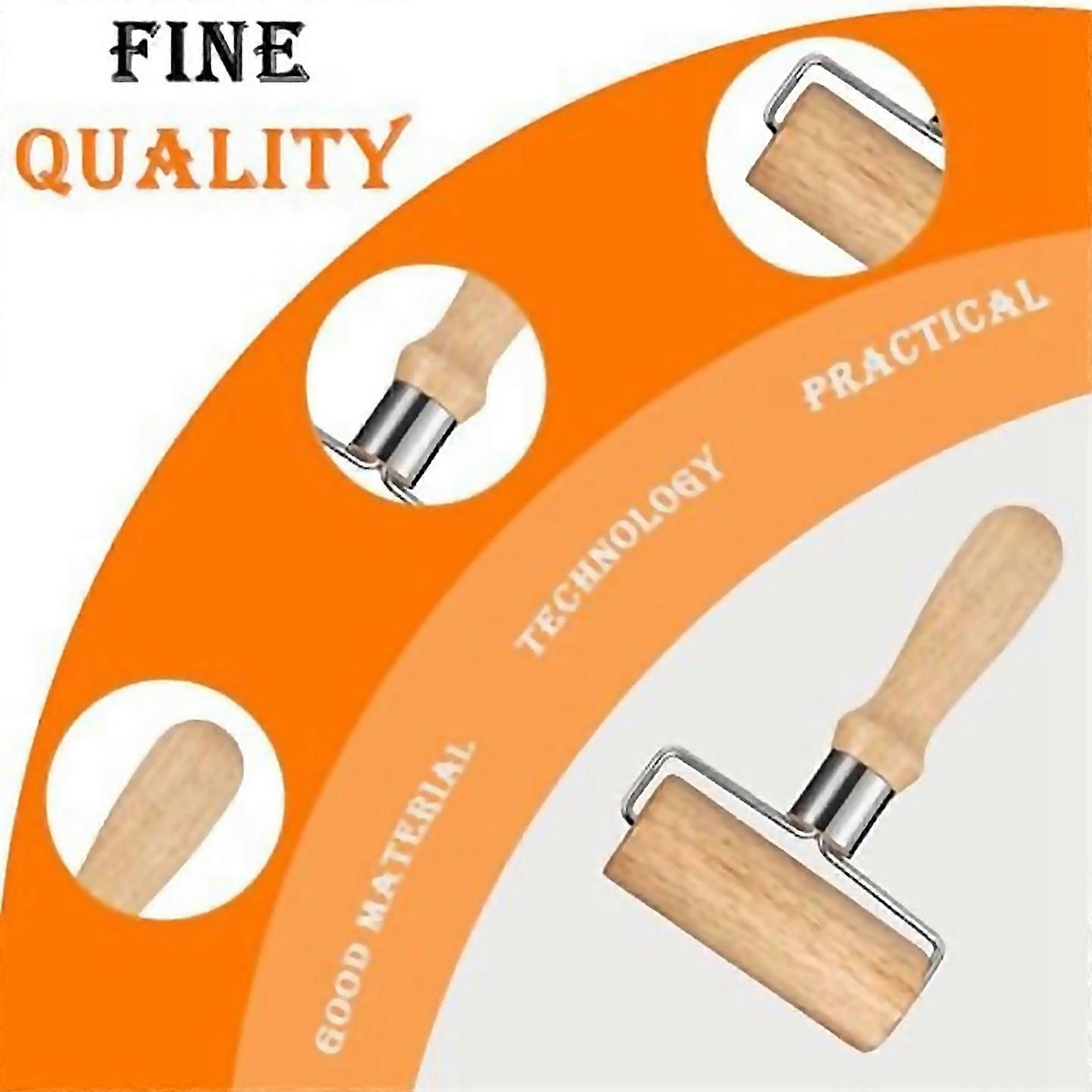 For Pack Of 3 Wooden Rolling Pin Rolling Pin With Plastic Dough Scrapers