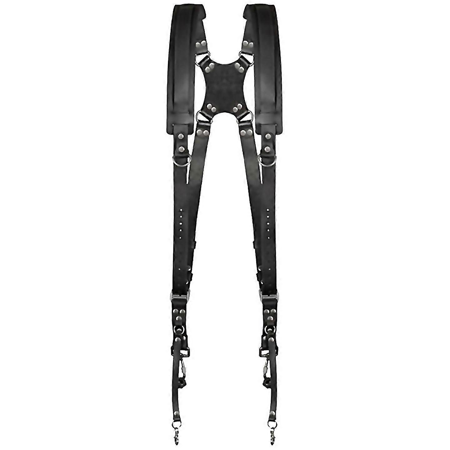 For Double Shoulder Camera Strap Adjustable Camera Shoulder Belt Black